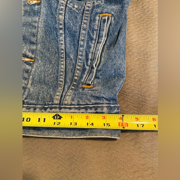 Levi’s type 3 denim Trucker jacket Vintage 80’s women’s M red tab “R” 57508 0218 - Picture 10 of 12